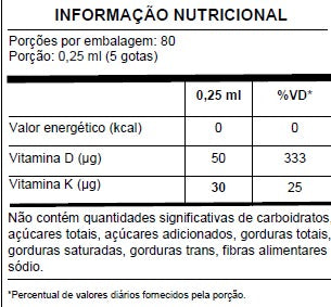 VITAMINA D3 + K2 2000 UI