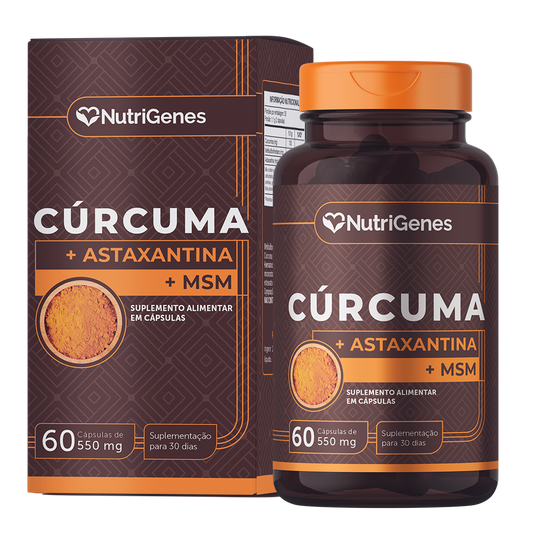 CÚRCUMA+ MSM + ASTAXANTINA 500MG – 60CAPS