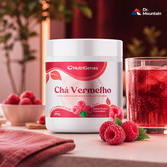 CHÁ VERMELHO SABOR FRUTAS VERMELHAS 300G