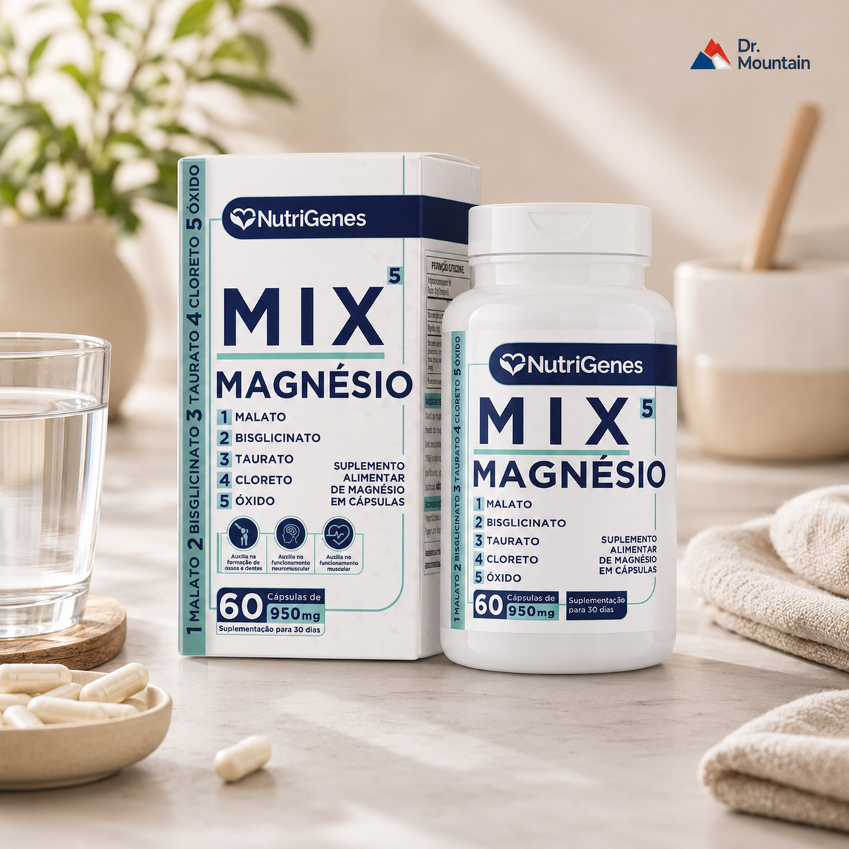 MIX 5 MAGNÉSIO 60 CÁPSULAS