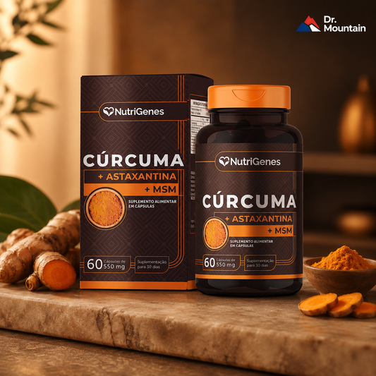 CÚRCUMA+ MSM + ASTAXANTINA 500MG – 60CAPS