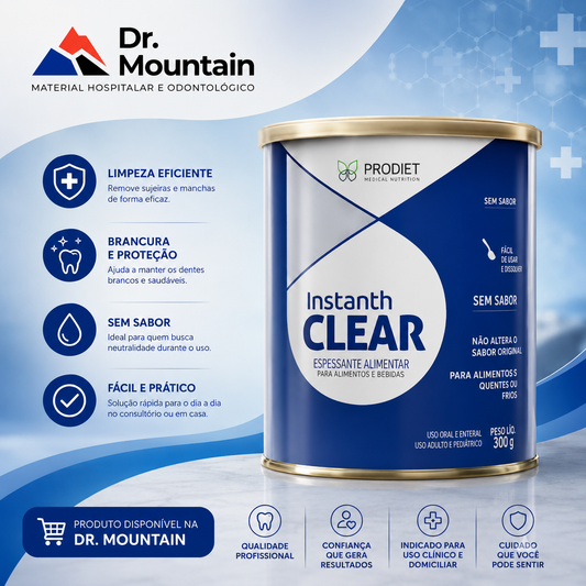 Espessante Alimentar Instanth Clear 300g - Prodiet Sem Sabor
