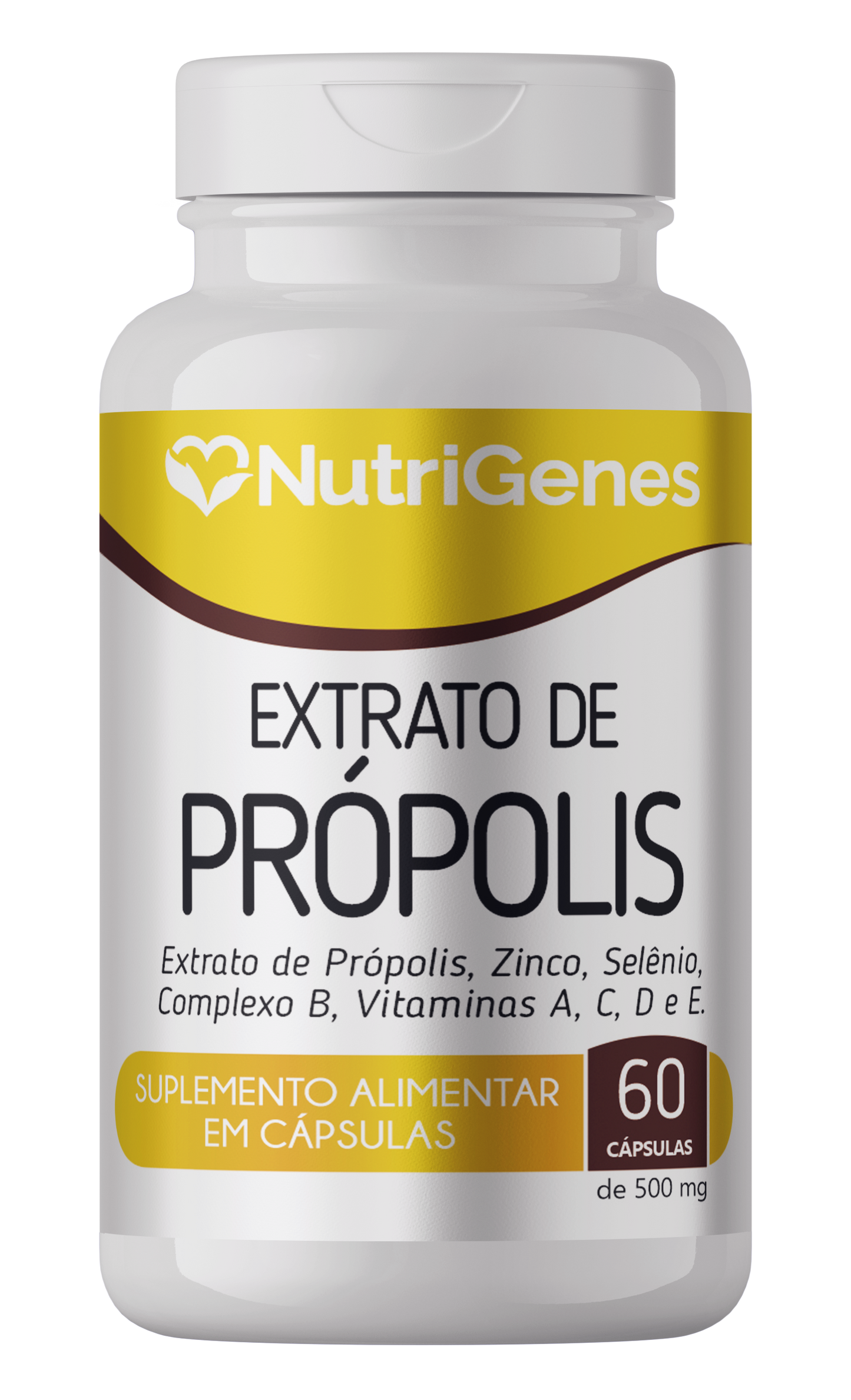 EXTRATO DE PRÓPOLIS VERDE (Baccharis dracunculifolia) 60 CÁPSULAS