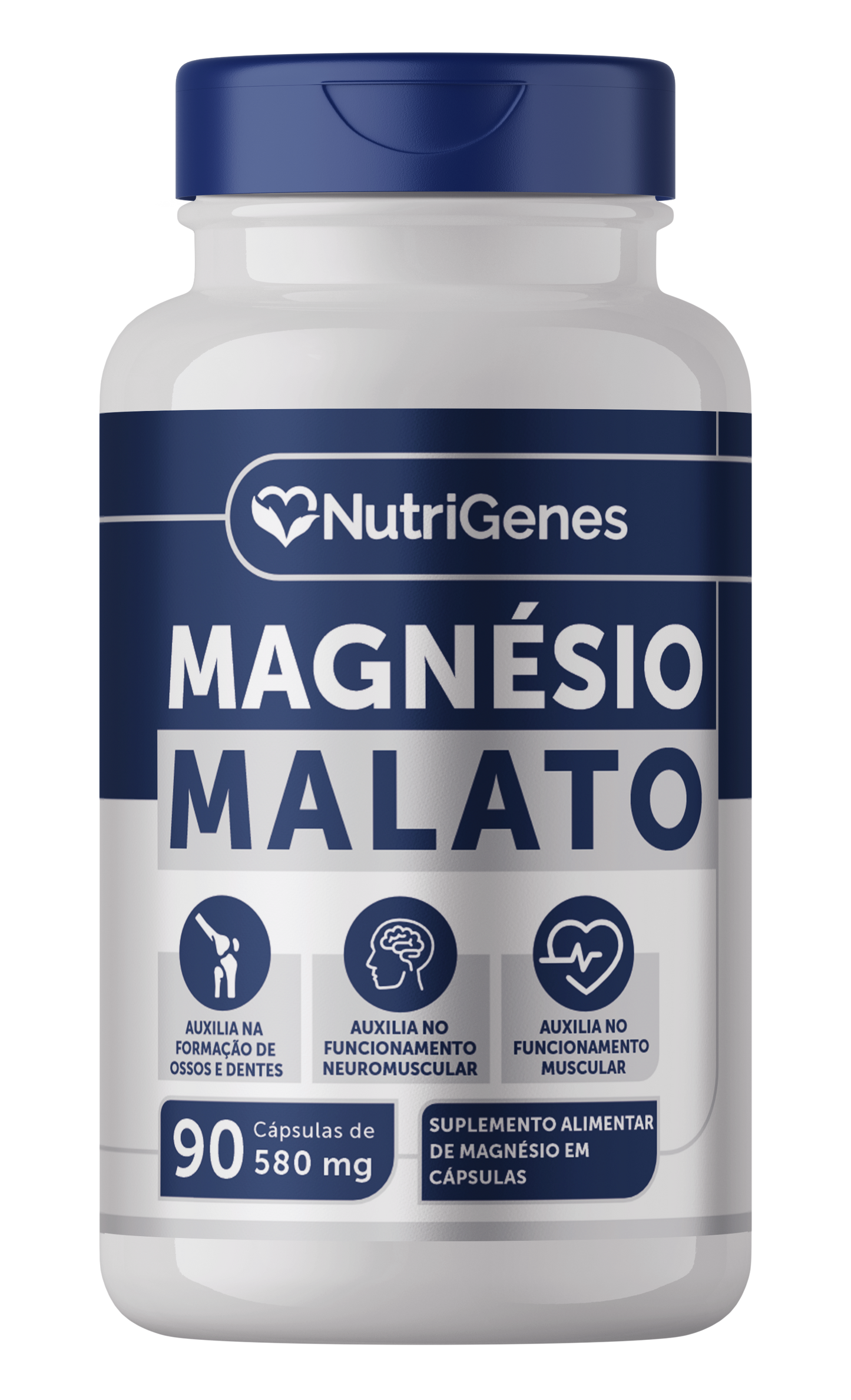 MAGNÉSIO MALATO 90 CÁPSULAS