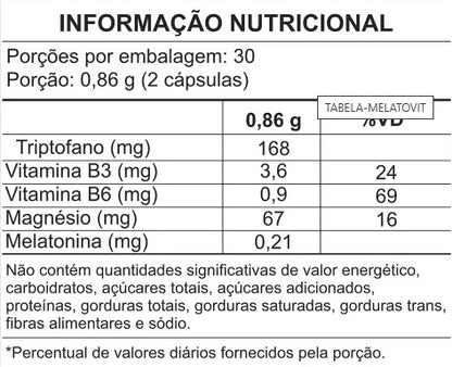 MELATOVIT + MELATONINA 60 CÁPSULAS