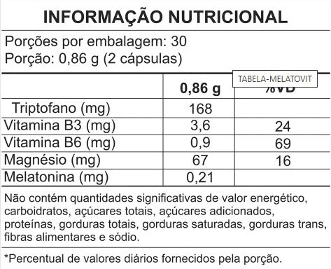 MELATOVIT + MELATONINA 60 CÁPSULAS