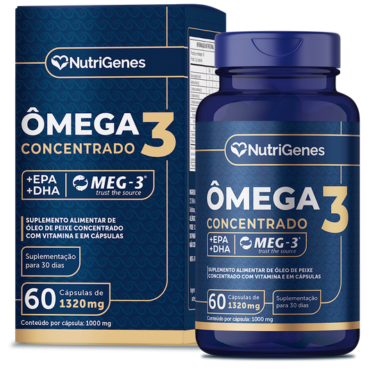 ÔMEGA 3 CONCENTRADO 60 CÁPSULAS