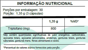TRIPTOFANO 450mg – 90 CAPS