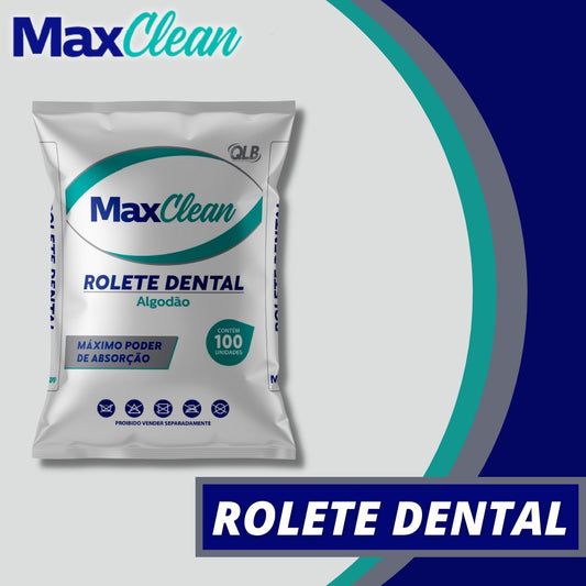Rolete Dental Maxclean - Pacote com 100 un.