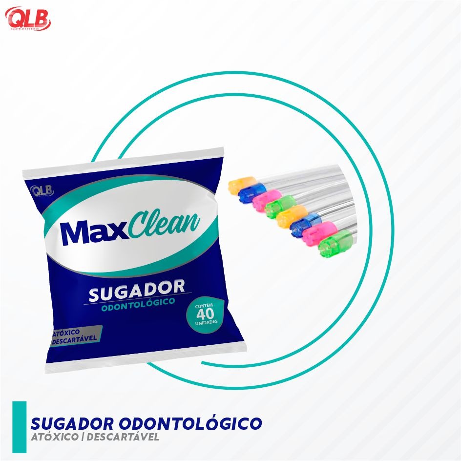 Dreno de Sucção Maxclean (DESCARTÁVEL) - Pacote com 40 uni.