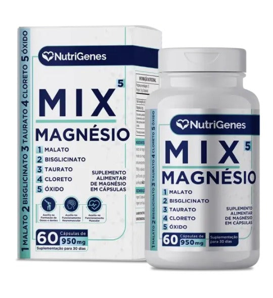 MIX 5 MAGNÉSIO 60 CÁPSULAS