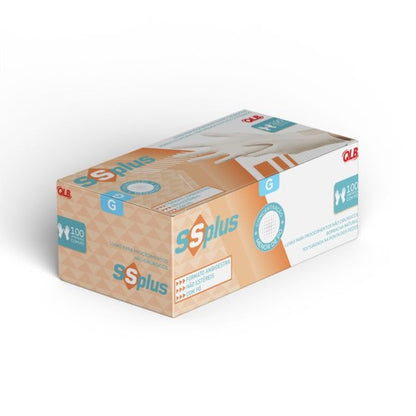 Luva Latex - SSPLUS - Com pó